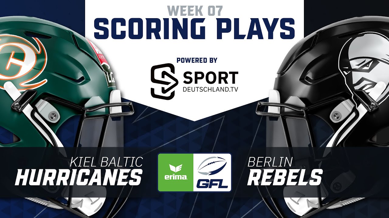 Kiel Baltic Hurricanes vs. Berlin Rebels | Highlights - ERIMA GFL, 7. Spieltag | SDTV Football