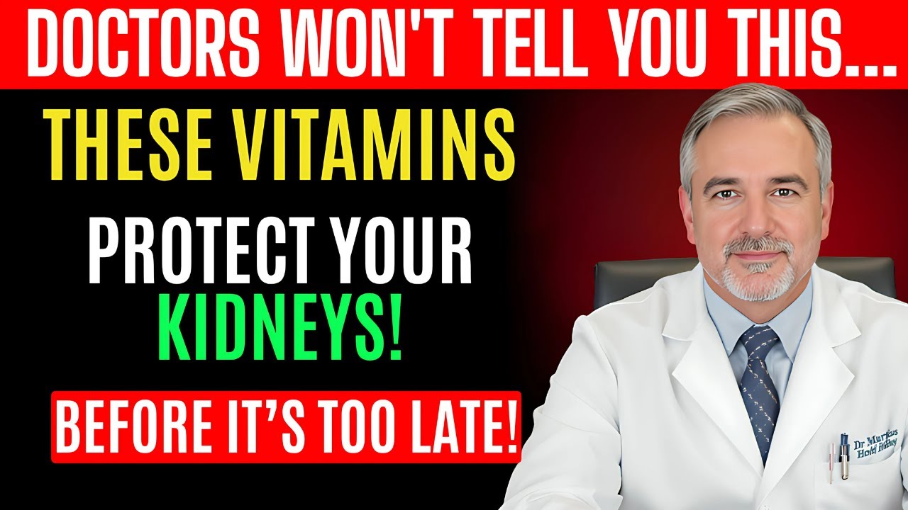 Protect Your Kidneys NOW: 7 Vitamins in Your Food That Stop Silent Damage | Senior Health Tips