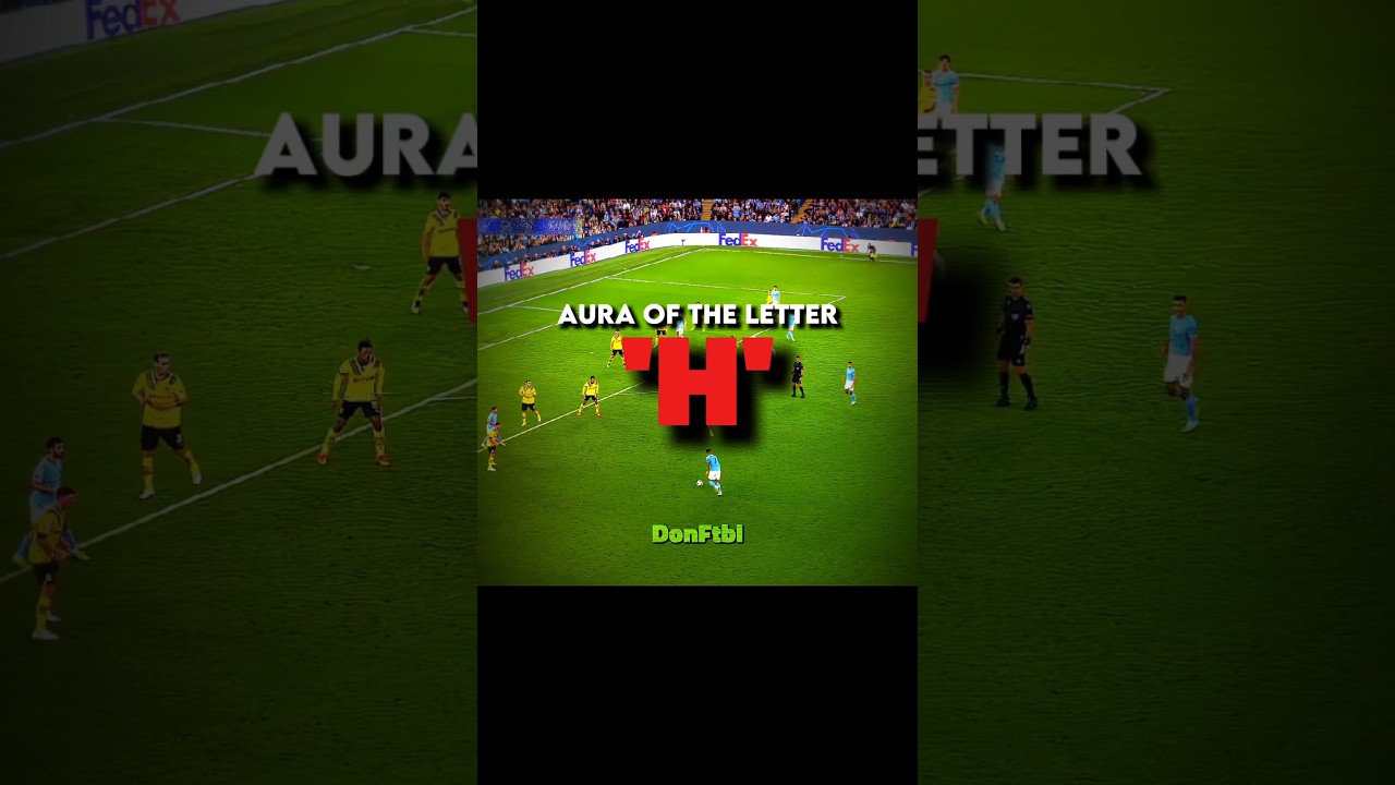 Aura of the letter H 🥶🔥 | #shorts