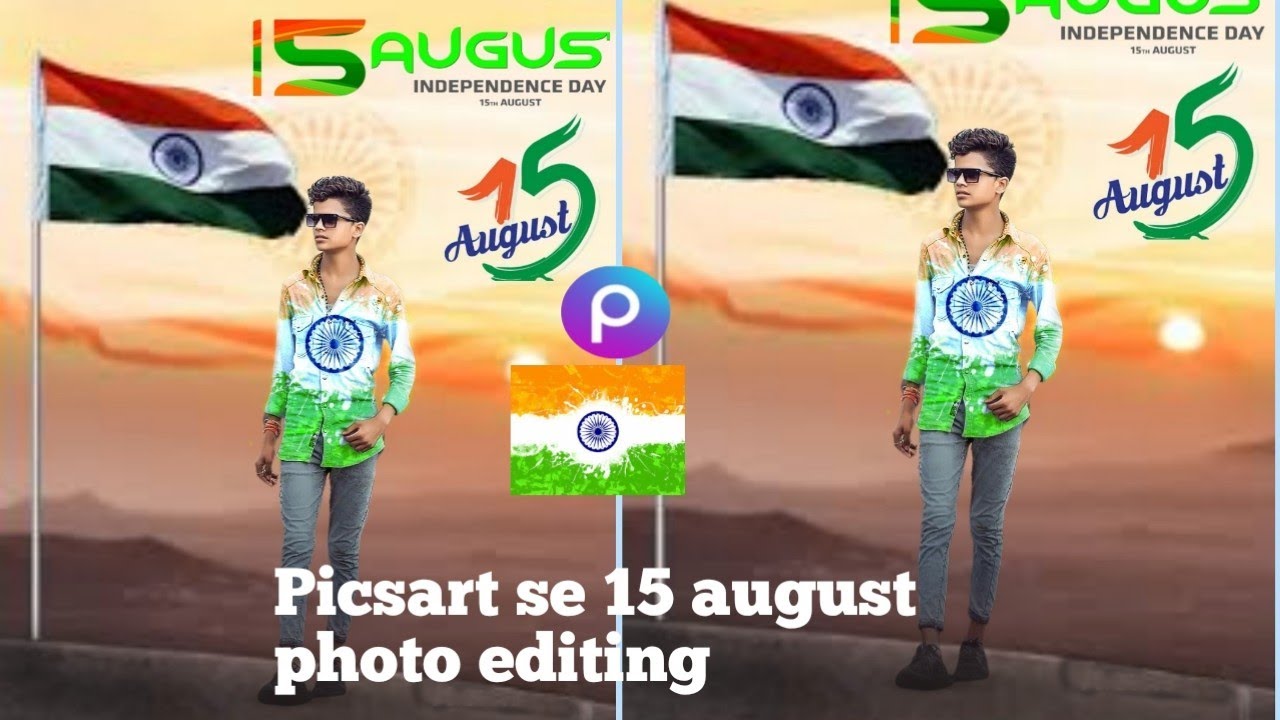 #shorts||15 august best photo editing#youtubeshorts ||picsart se background change#onemanedits