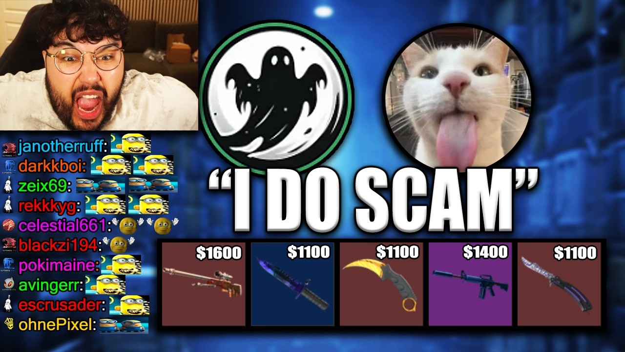 exposing dumb cs2 viewer as a scammer LIVE