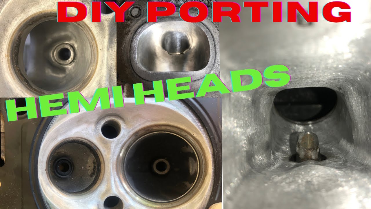 DIY PORTING HEMI 5.7 EAGLE CYLINDER HEADS