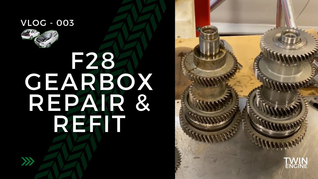 Twin Engine Corsa F28 Gearbox Repair & Refit - Vlog003
