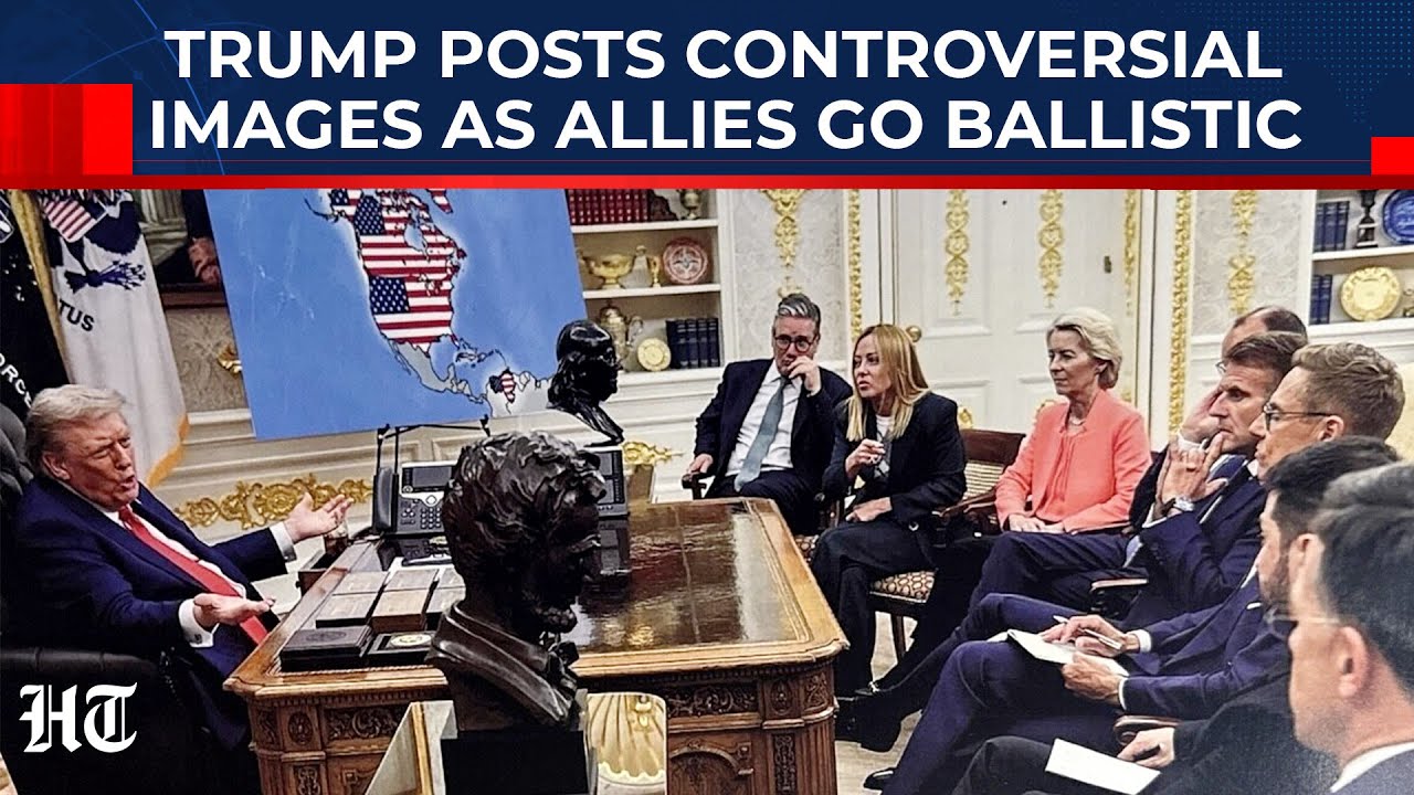 Trump Panics As China & Europe Hit Back, Unleashes Controversial Images Amid Greenland Blackmail ?