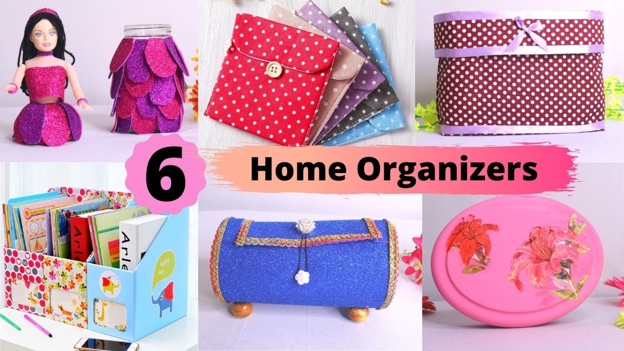 Home Organizer: 6 Useful Home Organizers and Home decors from Waste Materials