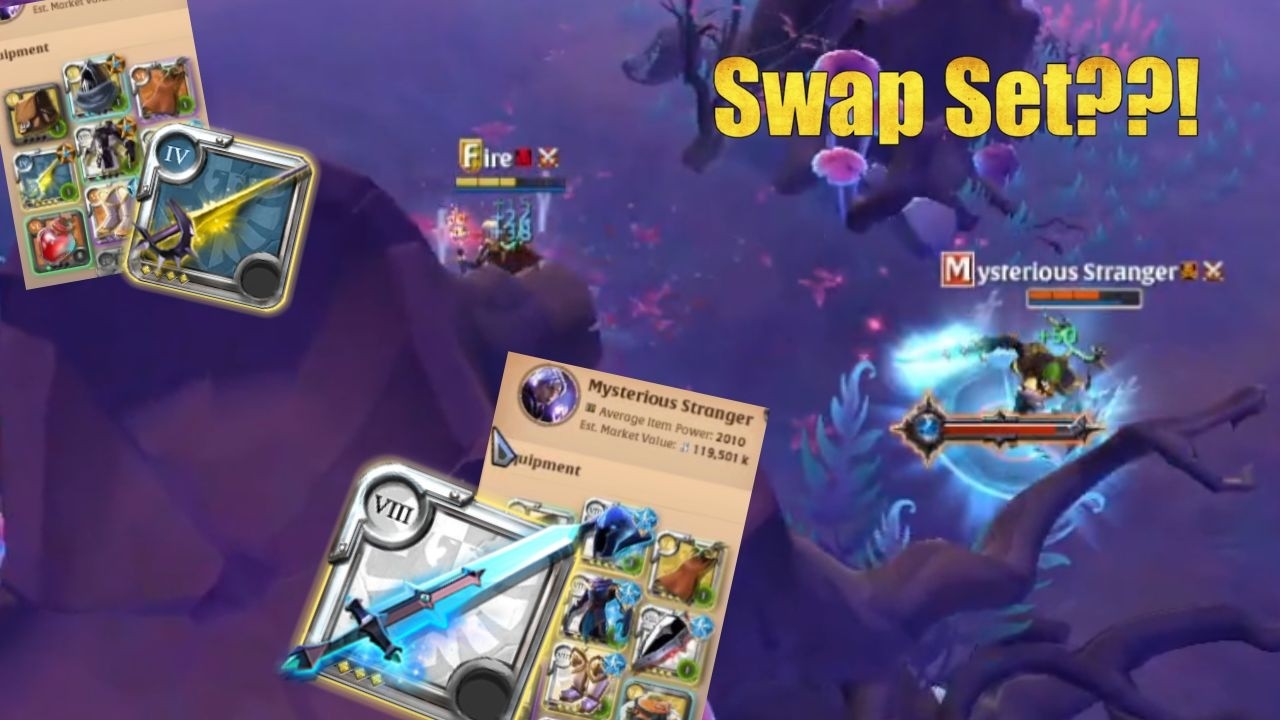 8.4 PLAYER TRY TO SWAP SET ME ?!🫨 ALBION ONLINE