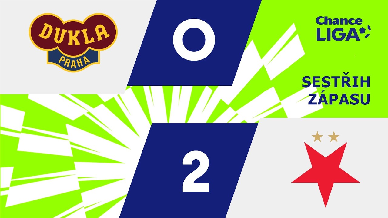 SESTŘIH: Dukla - Slavia 0:2. Podle očekávaní kralovali sešívaní, Chorý připsal 14. trefu v sezoně