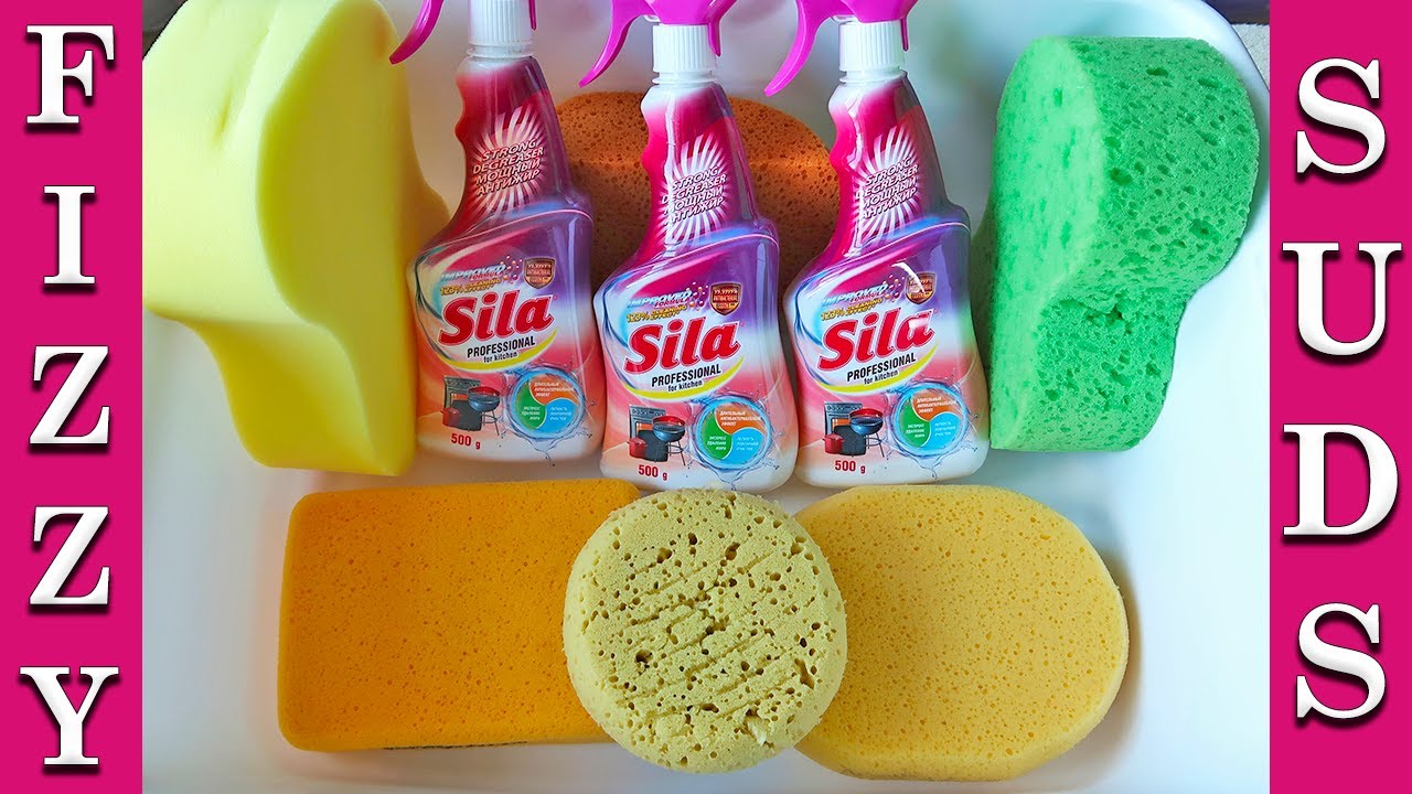 ASMR Super Fizzy Suds ✨ Sponge Squeezing 🧽 Oddly Satisfying ASMR