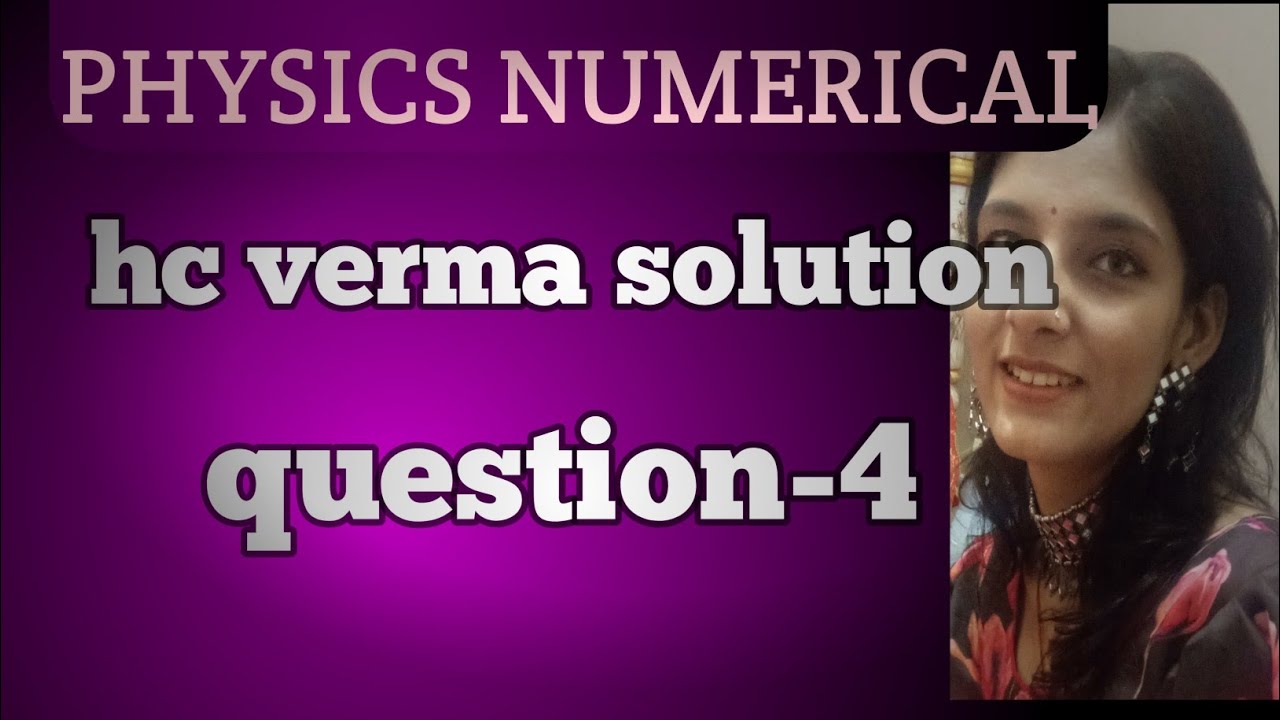 hc verma solution