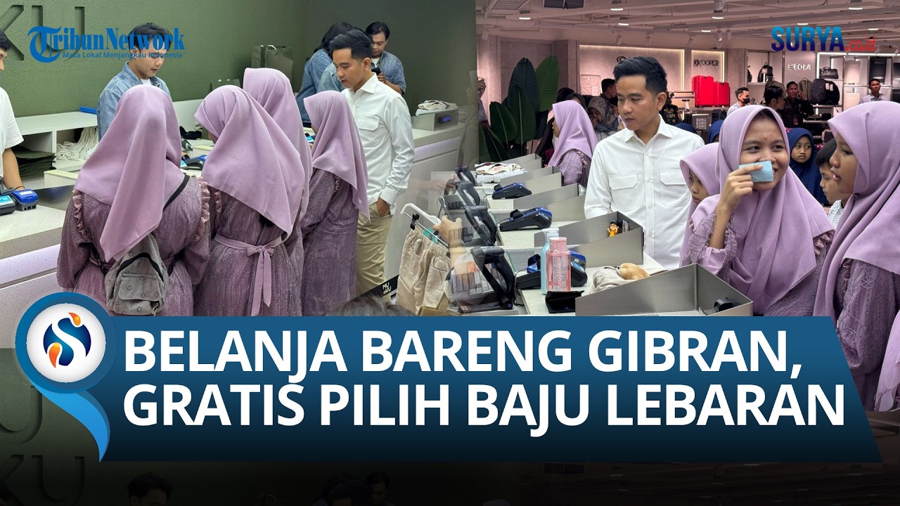 Jelang Lebaran 2026, Momen Gibran Rakabuming Ajak Anak Panti Belanja Gratis di Blok M Plaza Jakarta!