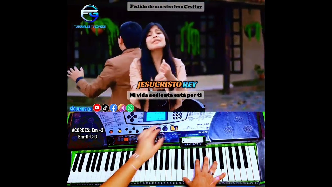 Jesucristo Rey - mi vida sedienta está por ti. TUTORIALES Y ACORDES FG.