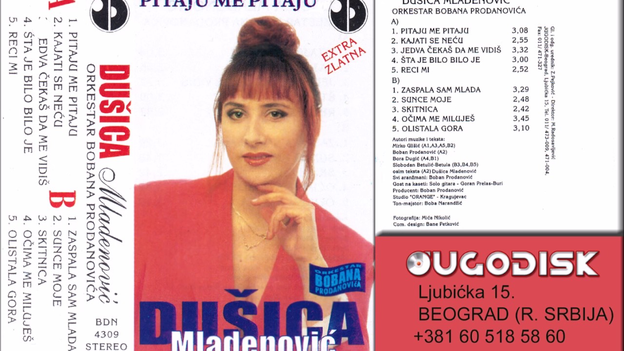 Dusica Mladenovic - Jedva cekas da me vidis - (Audio 1995)