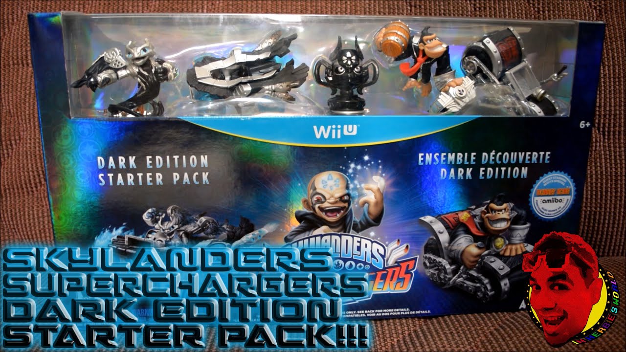 Skylanders SuperChargers- DARK EDITION STARTER PACK! {NINTENDO WII U} {UNBOXING}