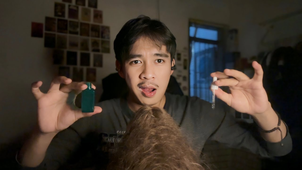 ASMR HAIR CARE AND HEAD MASSAGE 💆