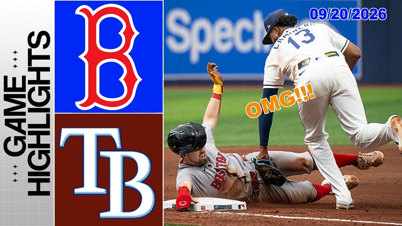 Лучшие моменты матча Boston Red Sox против Tampa Bay Rays, 20 сентября 2026 г. | Сезон MLB 2026