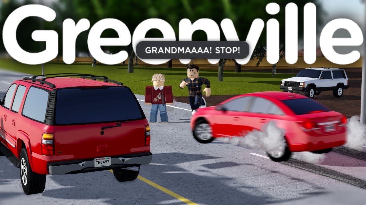 RUN AWAY GRANDMA on the LOOSE! (+Buying a NEW CAR!) - Roblox Greenville Roleplay Series