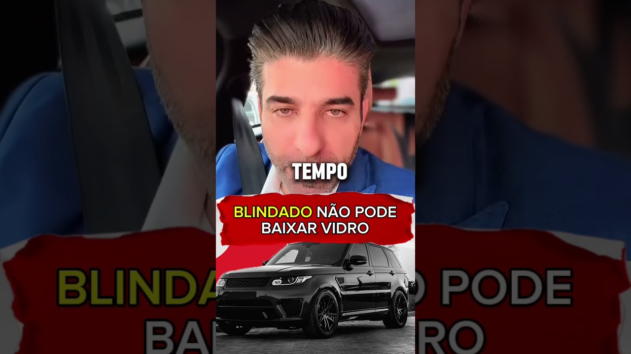 Carro blindado n&atilde;o pode baixar os vidro #tiagotcar #tcarimports