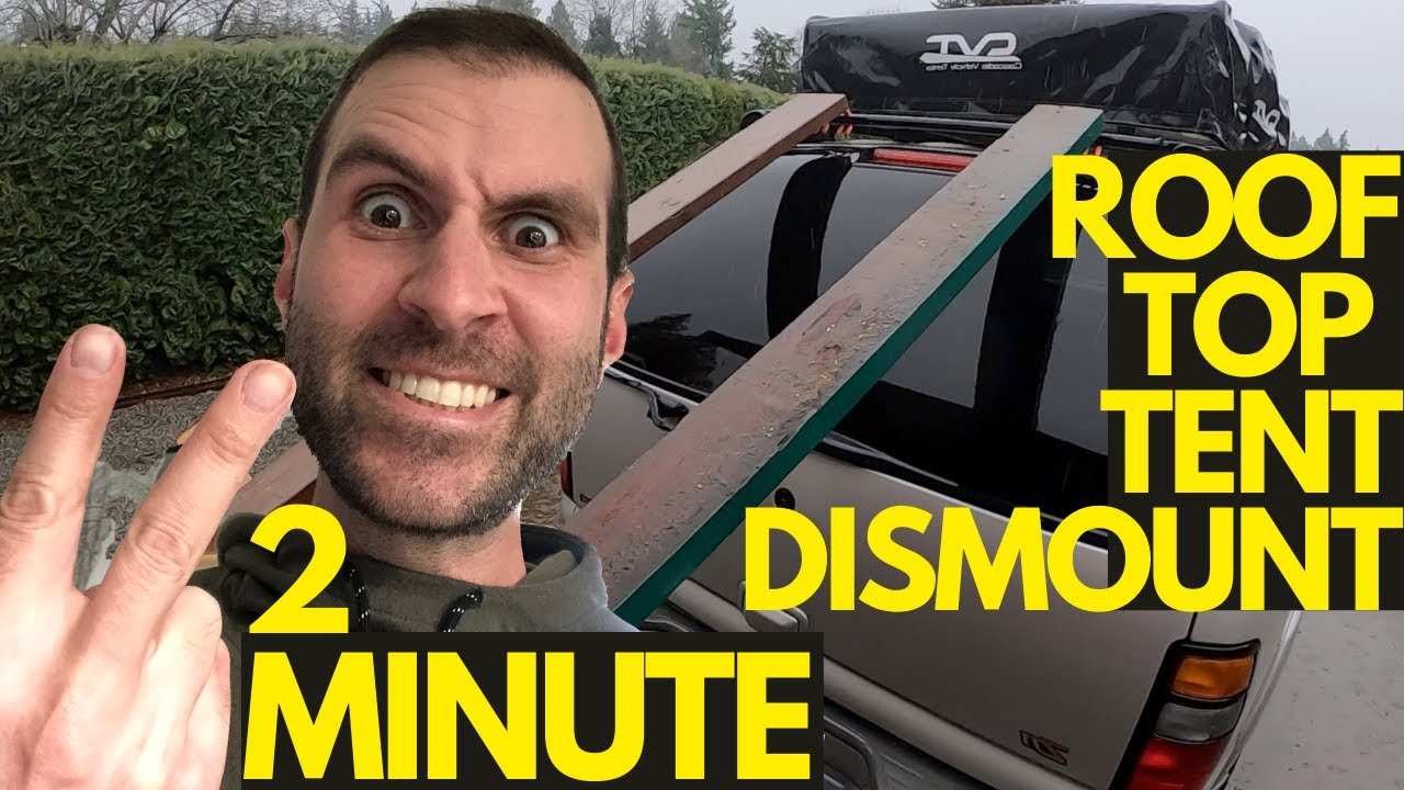 How to Dismount Roof Top Tent by Yourself - The Cheap, Quick, Simple Way!