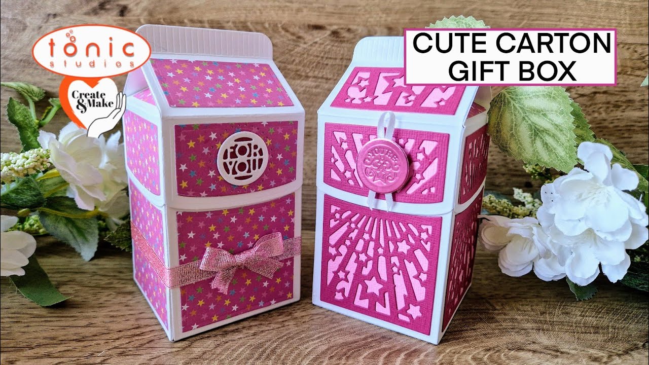 CUTE CARTON GIFT BOX - Tonic Studios Create & Make