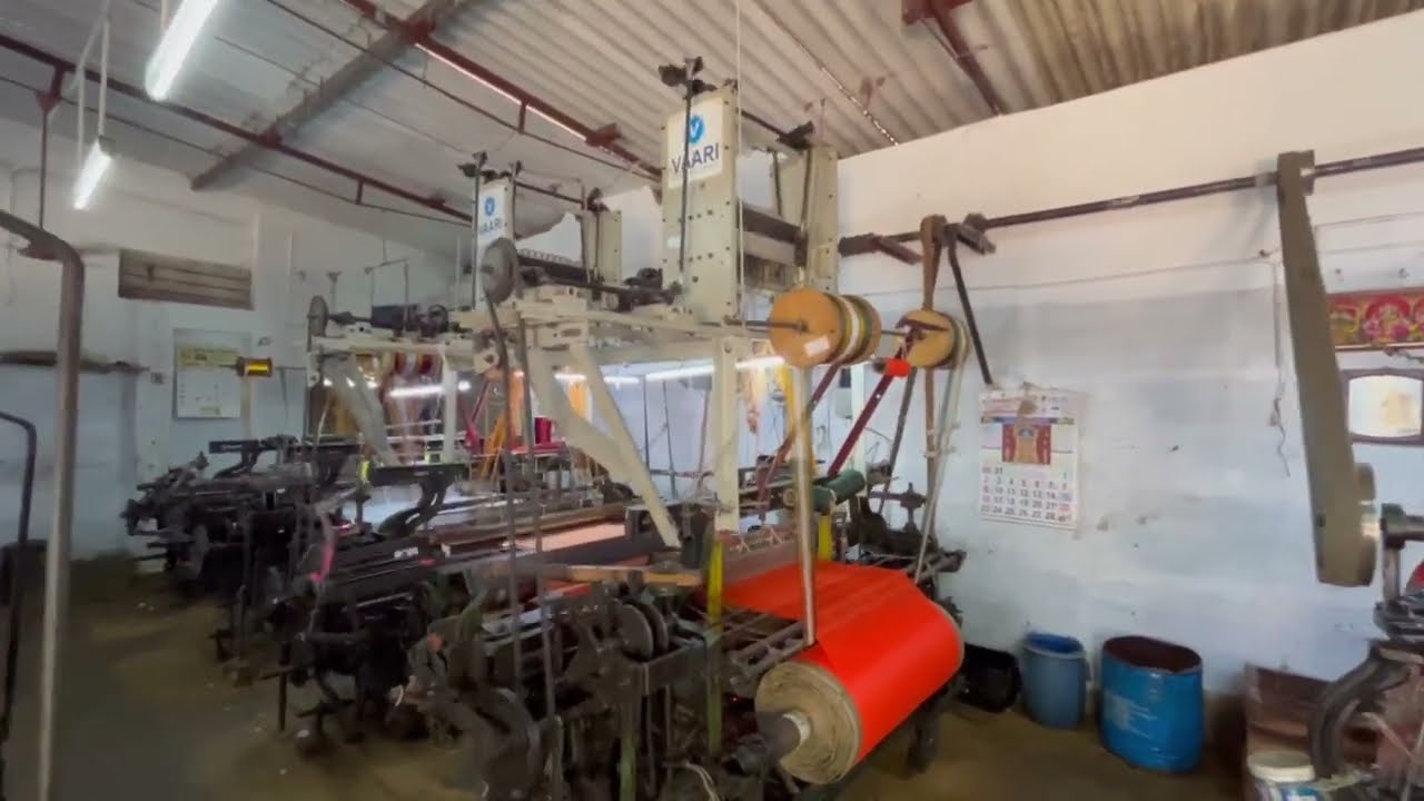 POWER LOOM ELECTRONIC JACQUARD 80 HOOKS VIDEO THALAPATHI KORVAI RAGAM