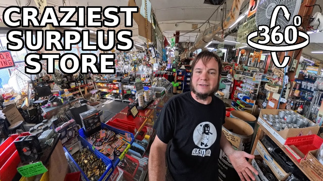 360 VR Tour of Ax-Man Surplus in St. Paul (Coolest Store in Minnesota!)