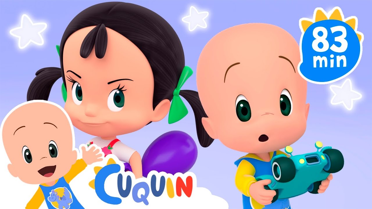 Balloons Car Race and more educational videos from Cleo and Cuquin | Cocotoons