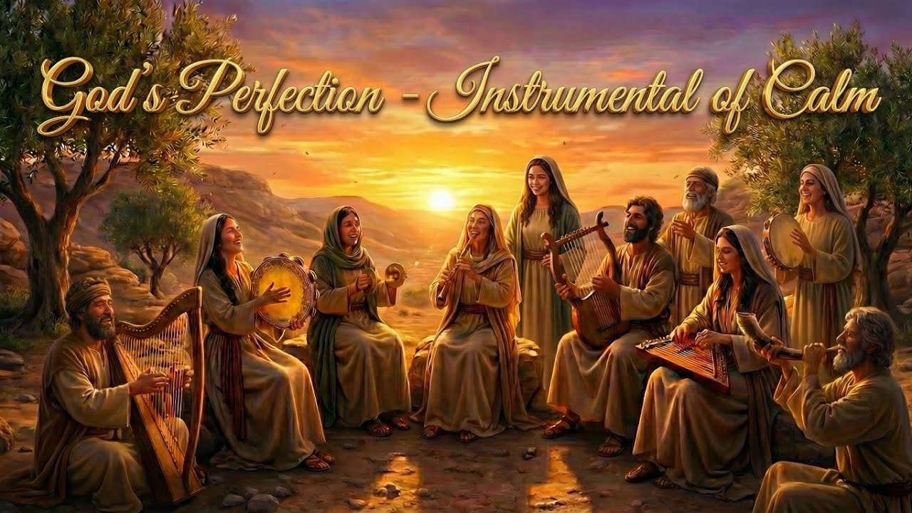 Perfecci&oacute;n de Dios | Instrumental de Adoraci&oacute;n | M&uacute;sica Hebrea Antigua (Arpa de David) 🪉 Calma