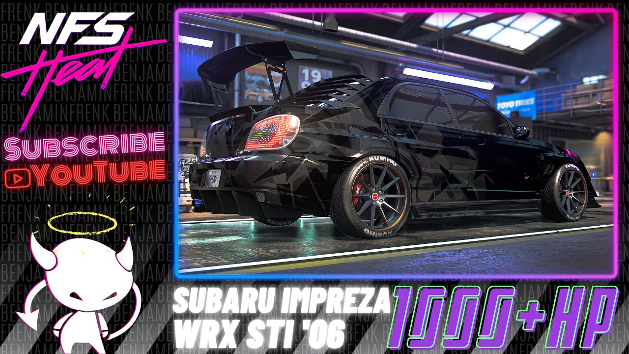 NFS Heat | 1000+HP Subaru Impreza WRX STI '06 Drift Customization