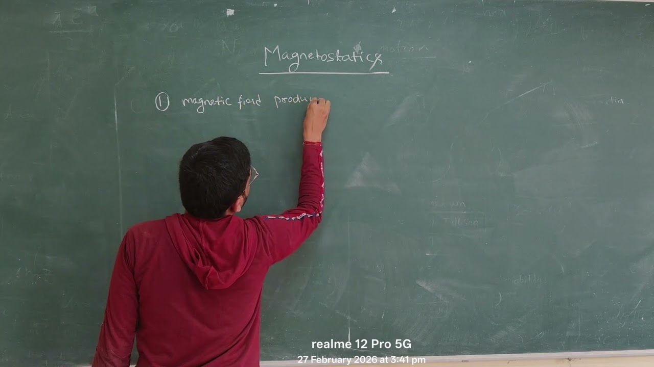 MAGNETIC FIELD DUE TO COIL, MAGNETOSTATICS
