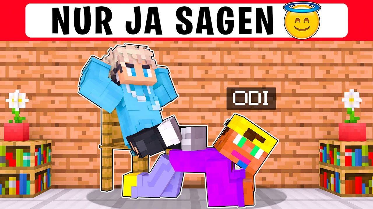 ich muss 24 STUNDEN JA zu LUMI sagen in Minecraft!
