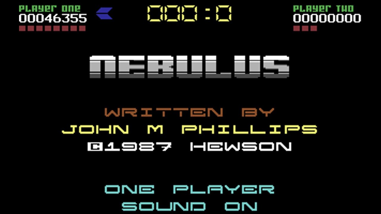 [Commodore 64] Nebulus (1988) Longplay