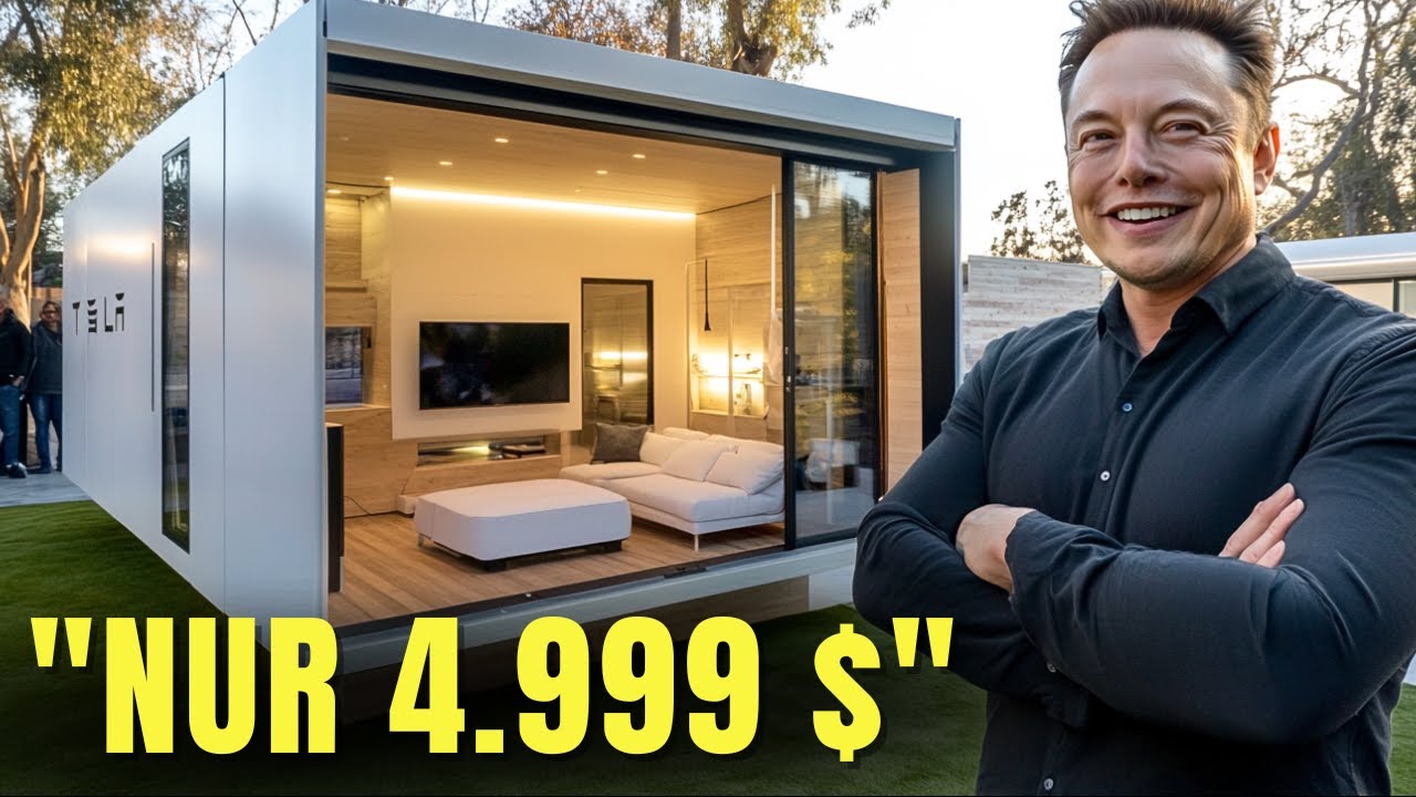 Elon Musks $4.999-Haus ist jetzt offiziell auf dem Markt! Definition von Zuhause wird sich ändern!