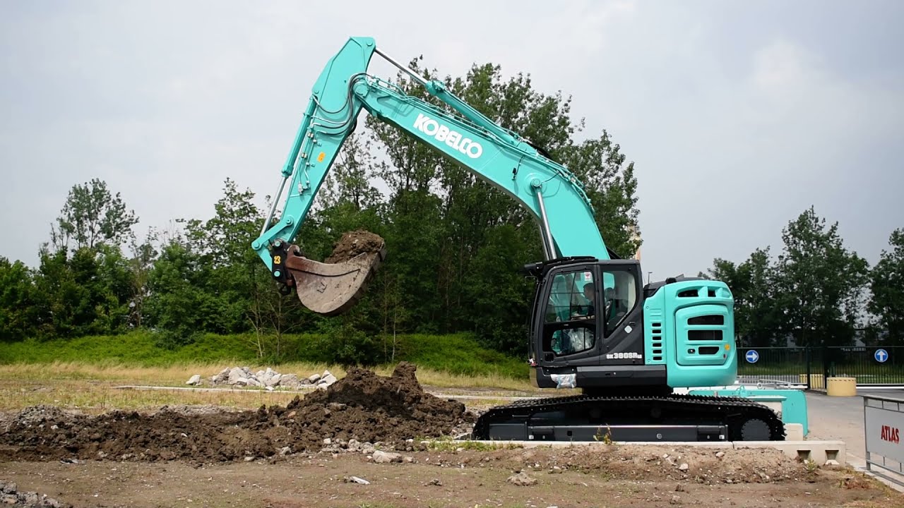 Kobelco SK 380SR Short Radius excavator