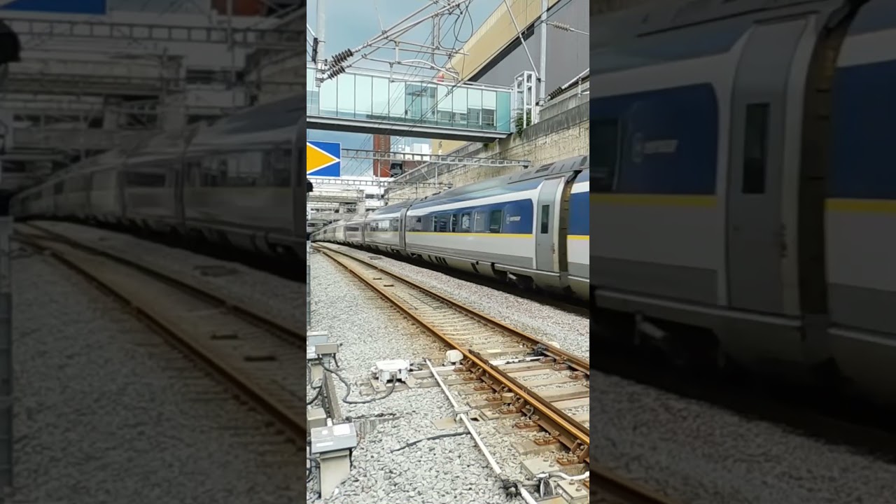Eurostar Class 374 passing Stratford International