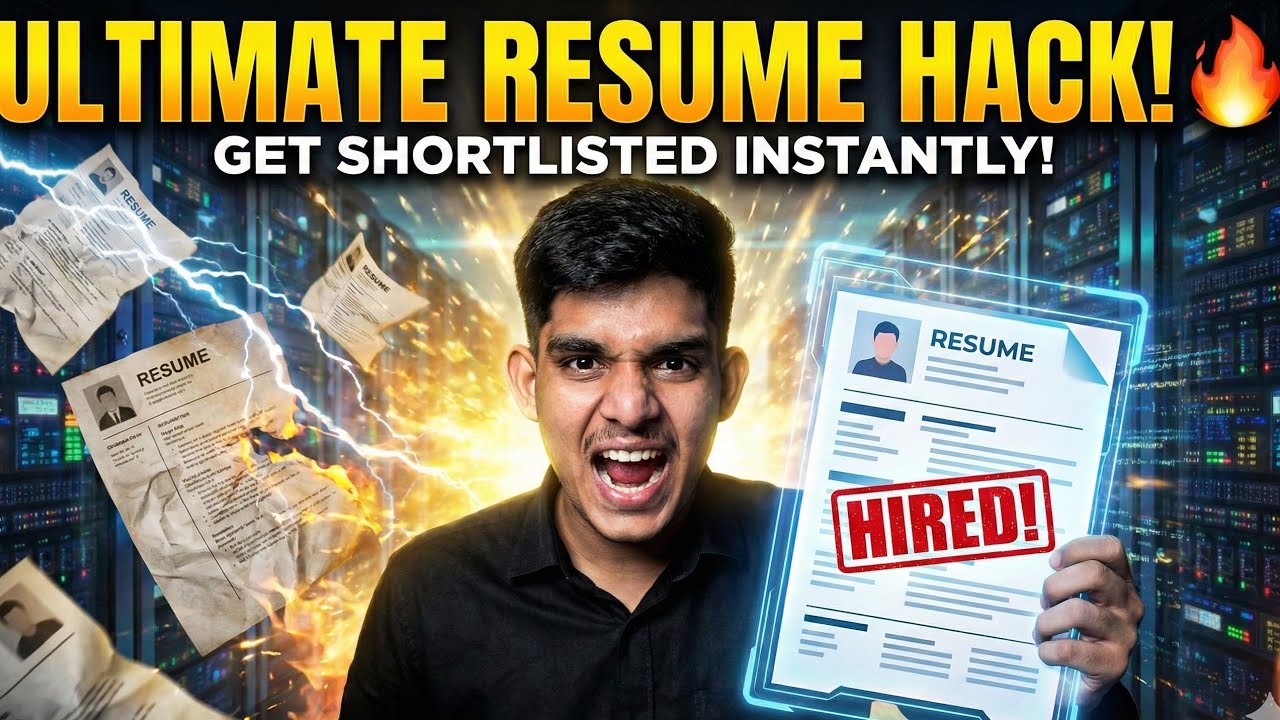 The Resume That Got Me Hired! 📄🔥 (100% Selection Rate Strategy 2026)