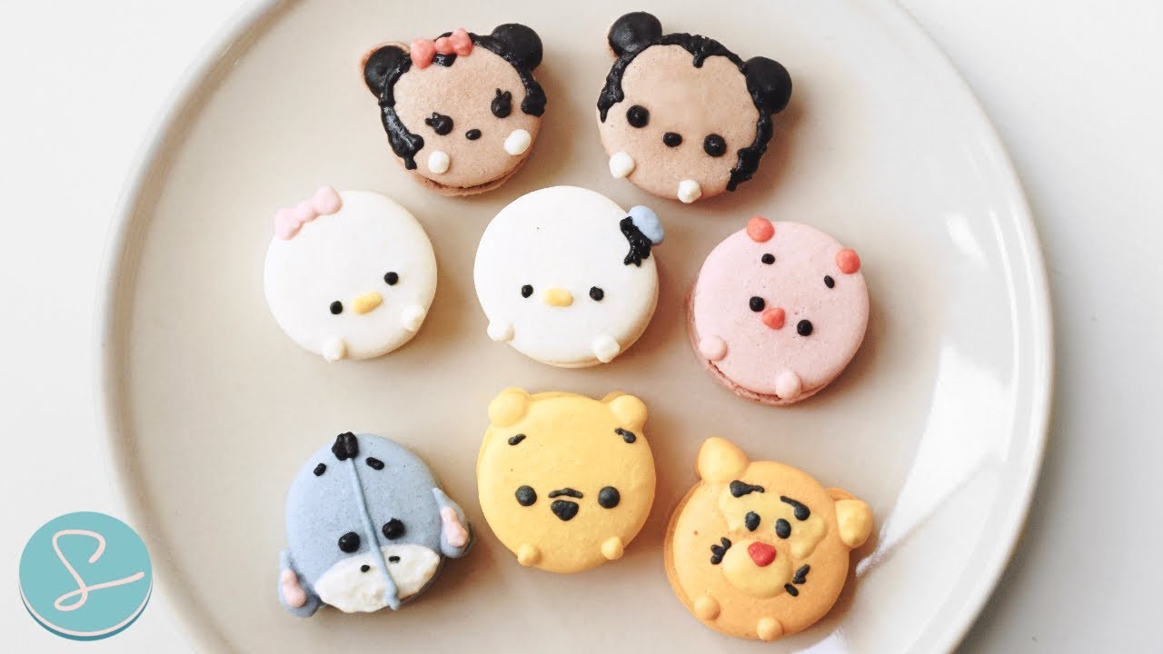 TSUM TSUM MACARON TUTORIAL/RECIPE - Sumopocky