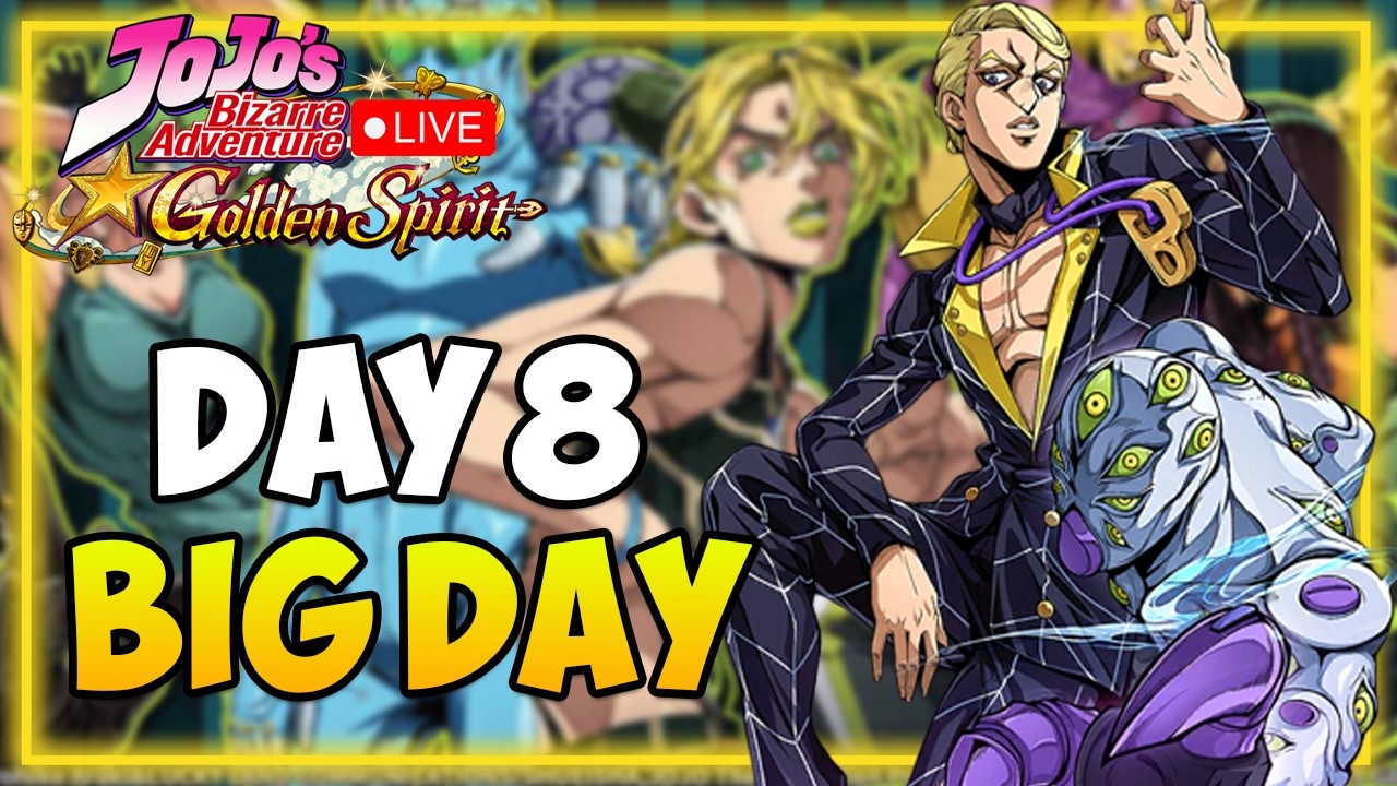 🔴DAY 8 - Summons & Progression I Beginner Advice HERE! I Help & Q&A I JOJO Golden Spirit