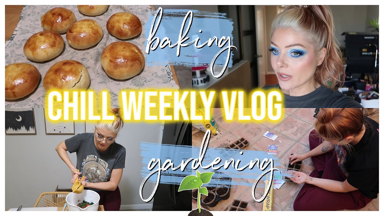 Weekly Vlog With Baking, Gardening & Puppy Chill | Vlog no 59