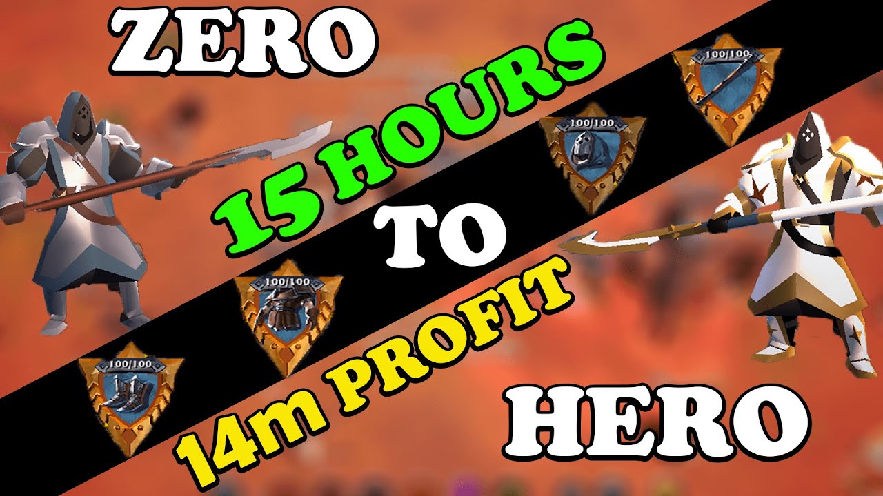 ZERO TO HERO IN 15 HOURS !!! 14M PROFIT | 8.3 GIVEAWAY | ( Albion Online )