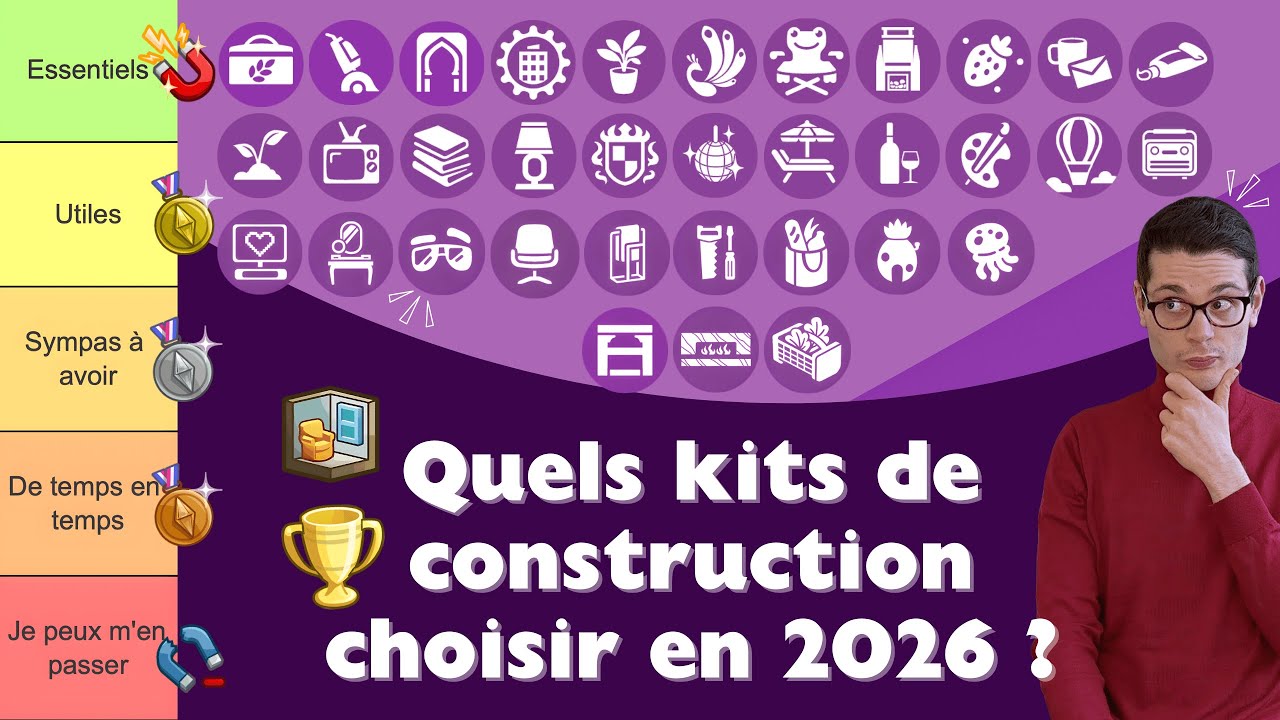 Classement des Kits construction dans les Sims 4 (Édition 2026) 🏆
