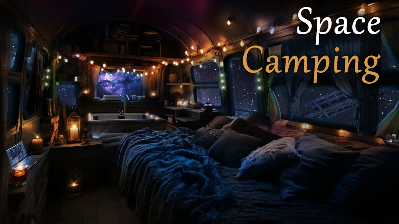 Space Camping | Space Noise Ambience | Relaxing Sounds of Space Sleep | LIVE