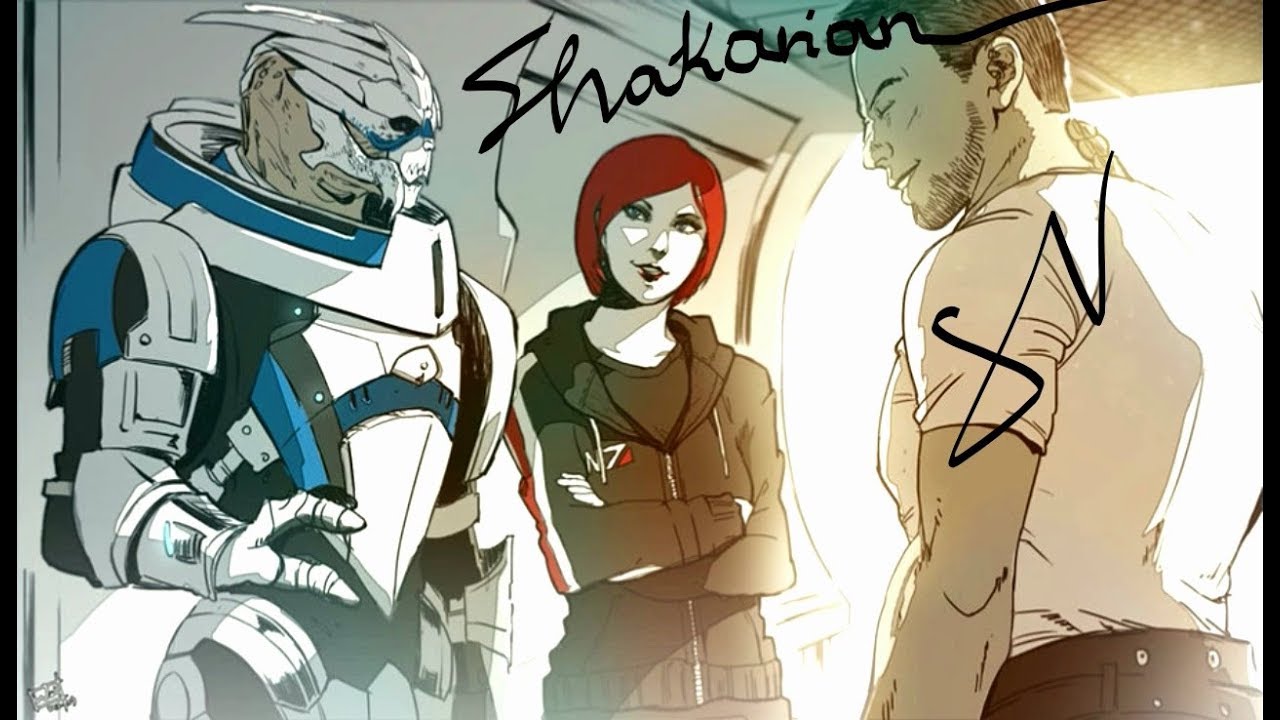 Shepard/Garrus(Shakarian)_Collage Tribute~My escape