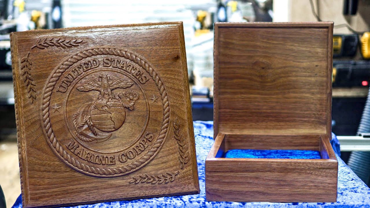 Making A Beautiful Walnut Heirloom Box With 3D Carved Lid