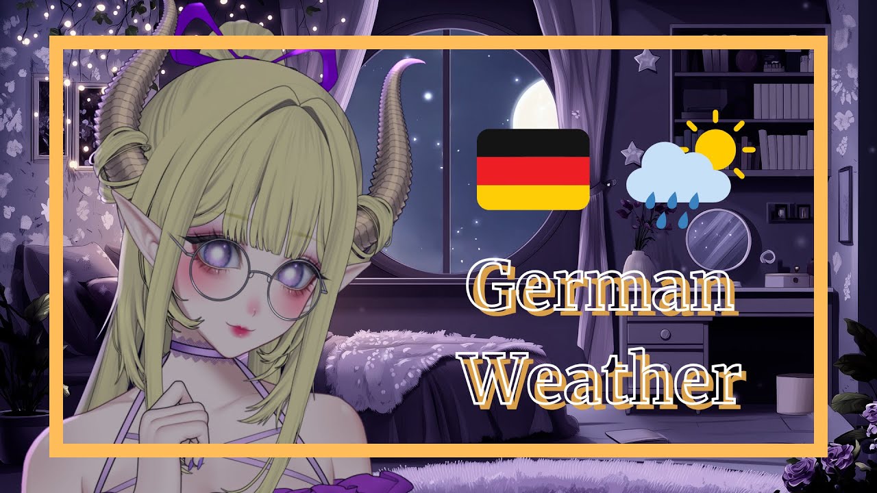 | ASMR | Relaxing German Weather Lesson ⛅️ | Soft Spoken |