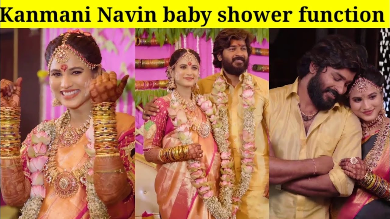 Kanmani Navin baby 🤰🤰🤰 shower function 🎉🎉🎉video 😻😻😻😻//pregnancy baby shower function 🥳🥳