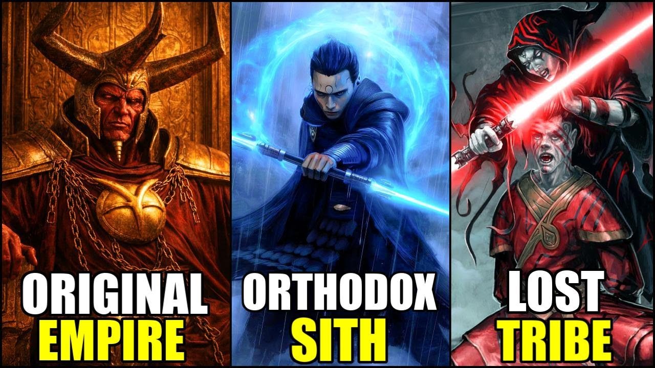 Why There Are Actually 3 DIFFERENT Sith Orders 