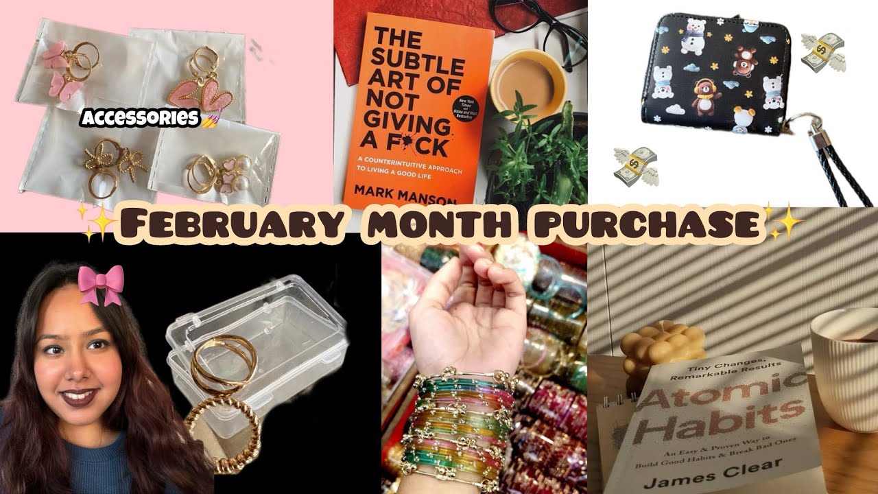 February month purchase 🛍️💸| chaoticc_ladkii