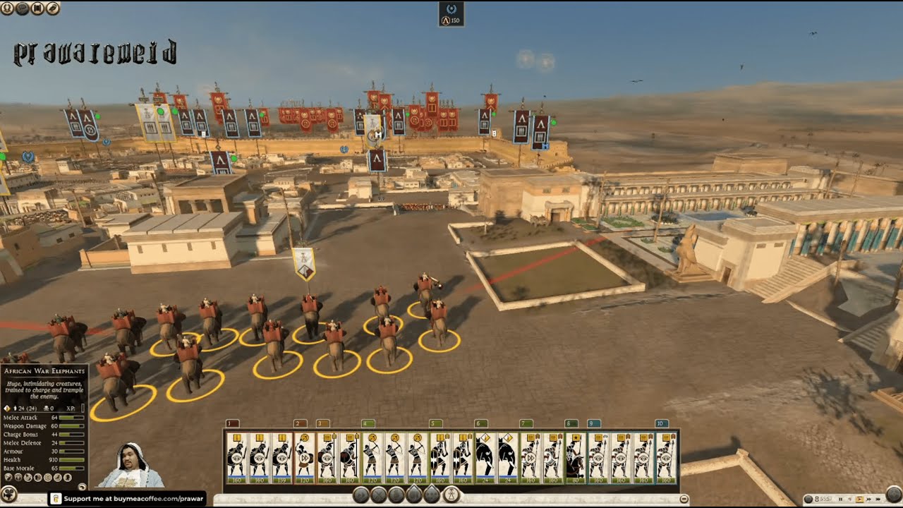 ⚔️ 2v2 #Multiplayer Prawaremeid’s Carthaganians & Sparta Defend Diospolis v Rome (x2) #TotalWarRome2