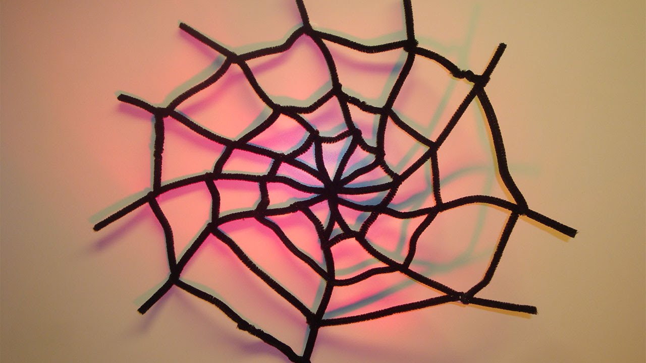 DIY Halloween Spinnennetz  / Deko Ideen mit Flora-Shop