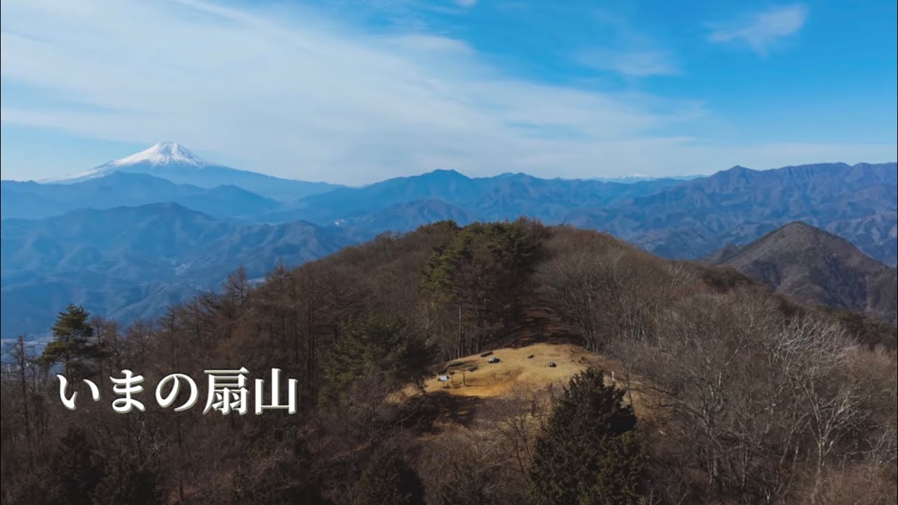 【空撮のみ】扇山 山火事後の今｜朝の静寂と再生の風景